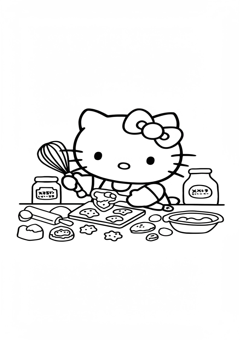 Hello Kitty - Coloring Page 19