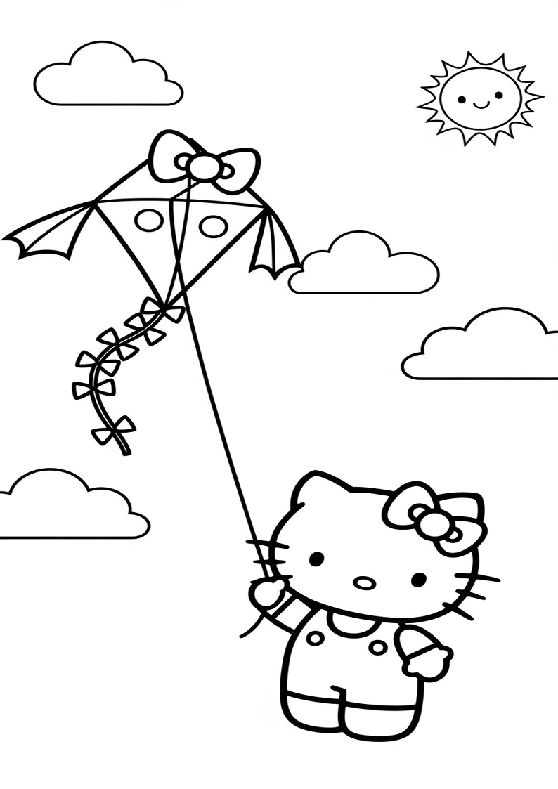 Hello Kitty - Coloring Page 18
