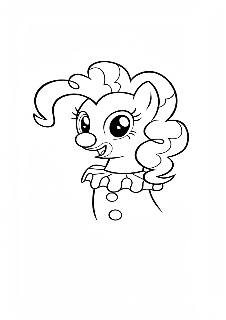 Printable Pinkie Pie My Little Pony Coloring Pages 33