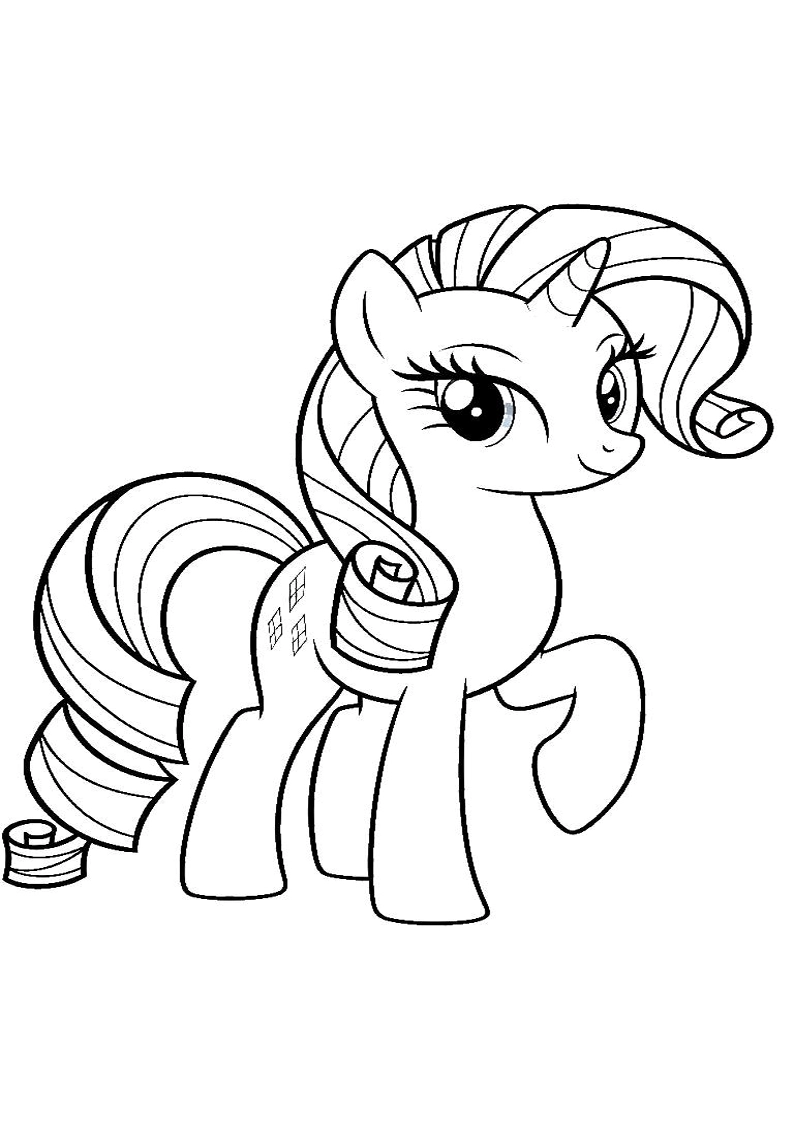 Rarity My Little Pony Picture Coloring Pages 103