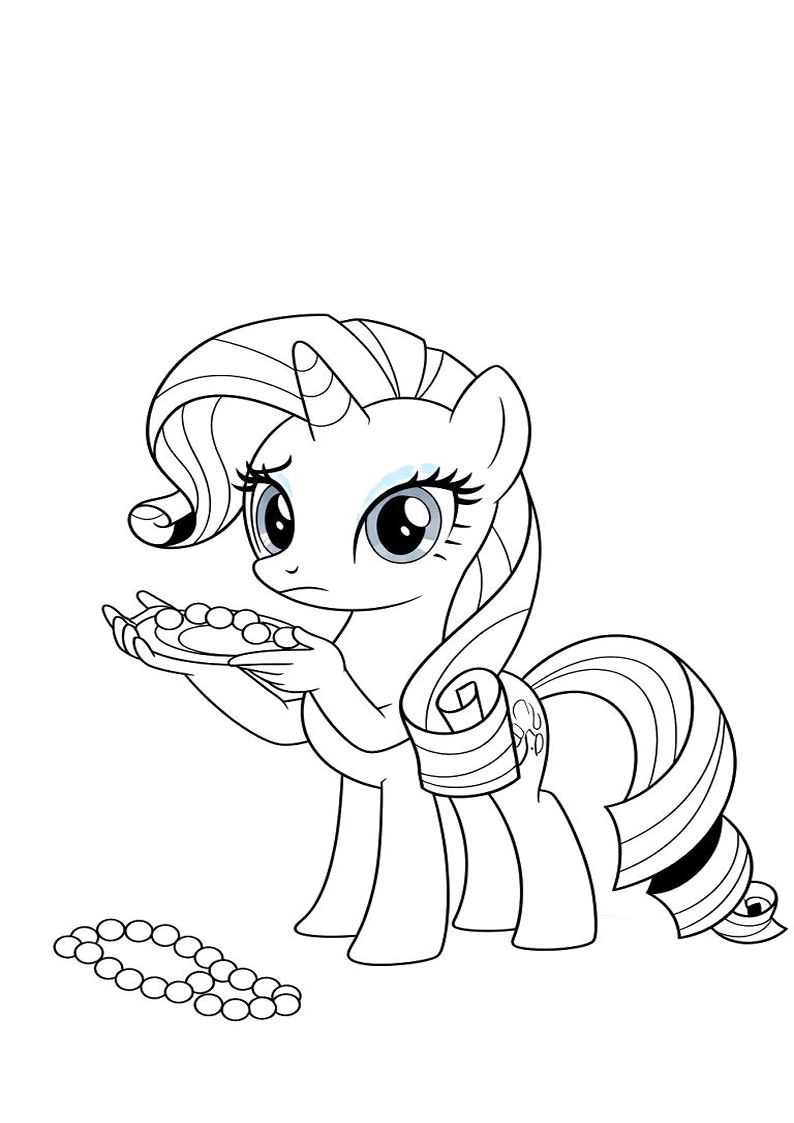 Rarity My Little Pony Picture Coloring Pages 114