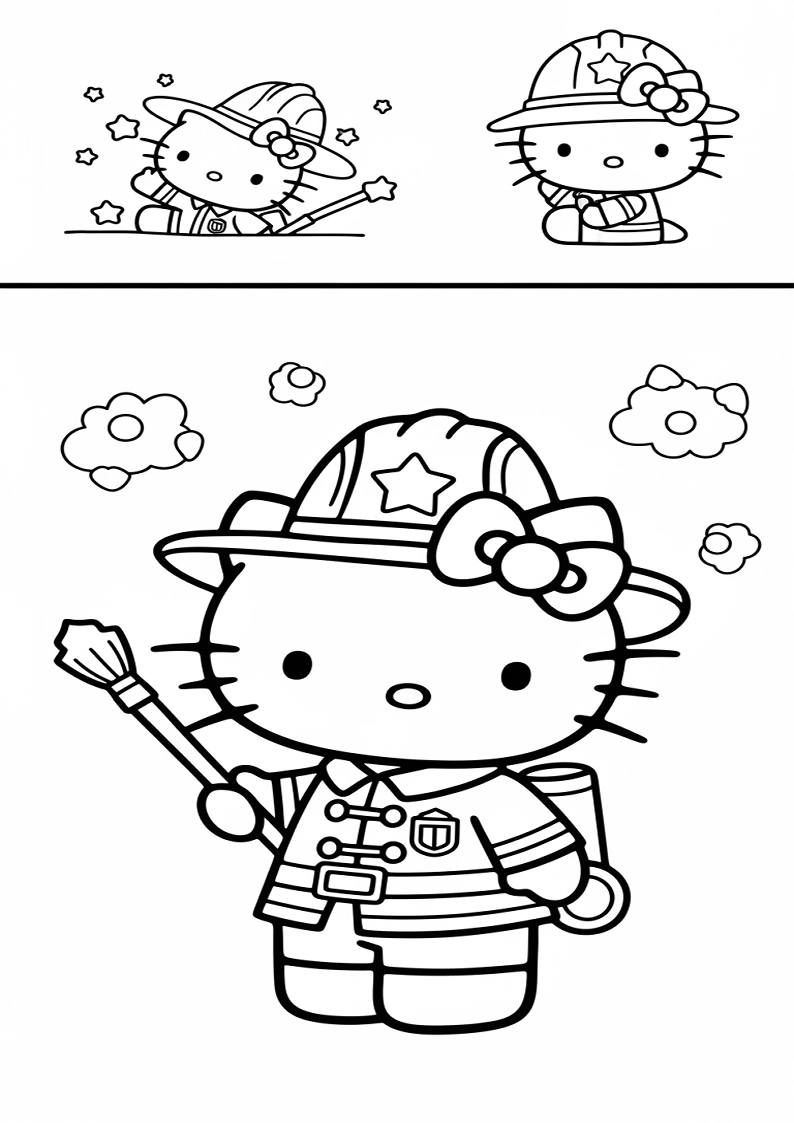 Hello Kitty - Coloring Page 15