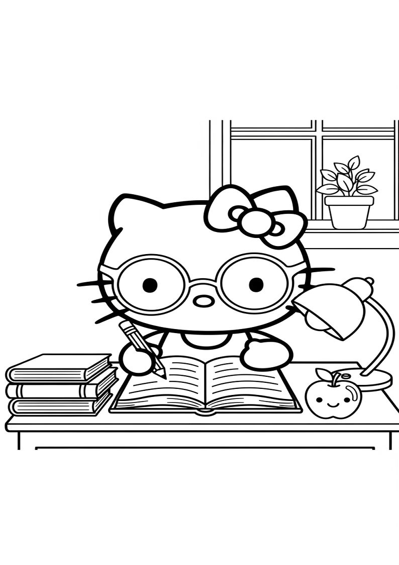 Hello Kitty - Coloring Page 14