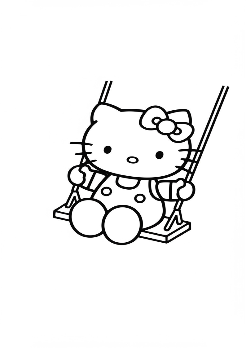 Hello Kitty - Coloring Page 11