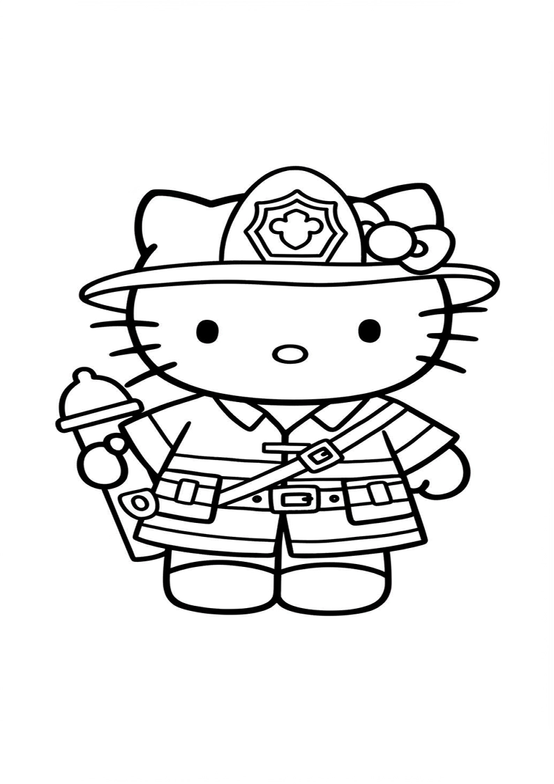 Hello Kitty - Coloring Page 8