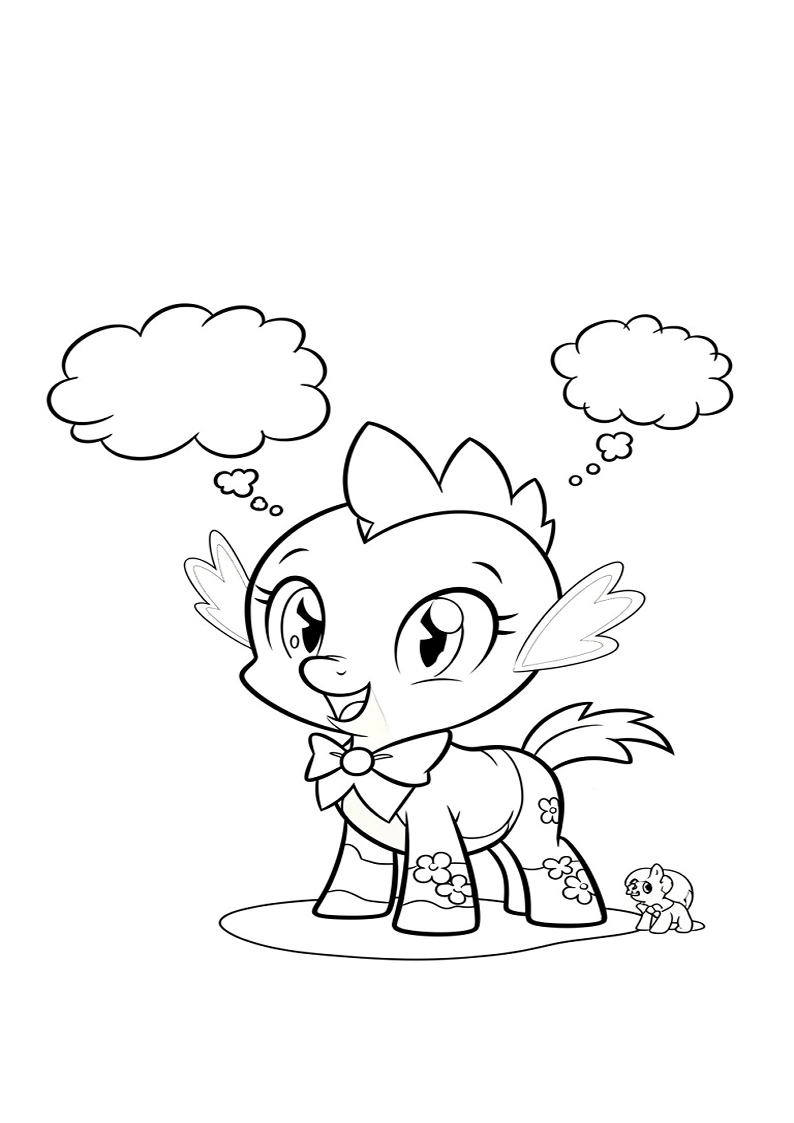 Spike My Little Pony Coloring Pages (212+ Free Printables) 198 Spike My Little Pony 3490