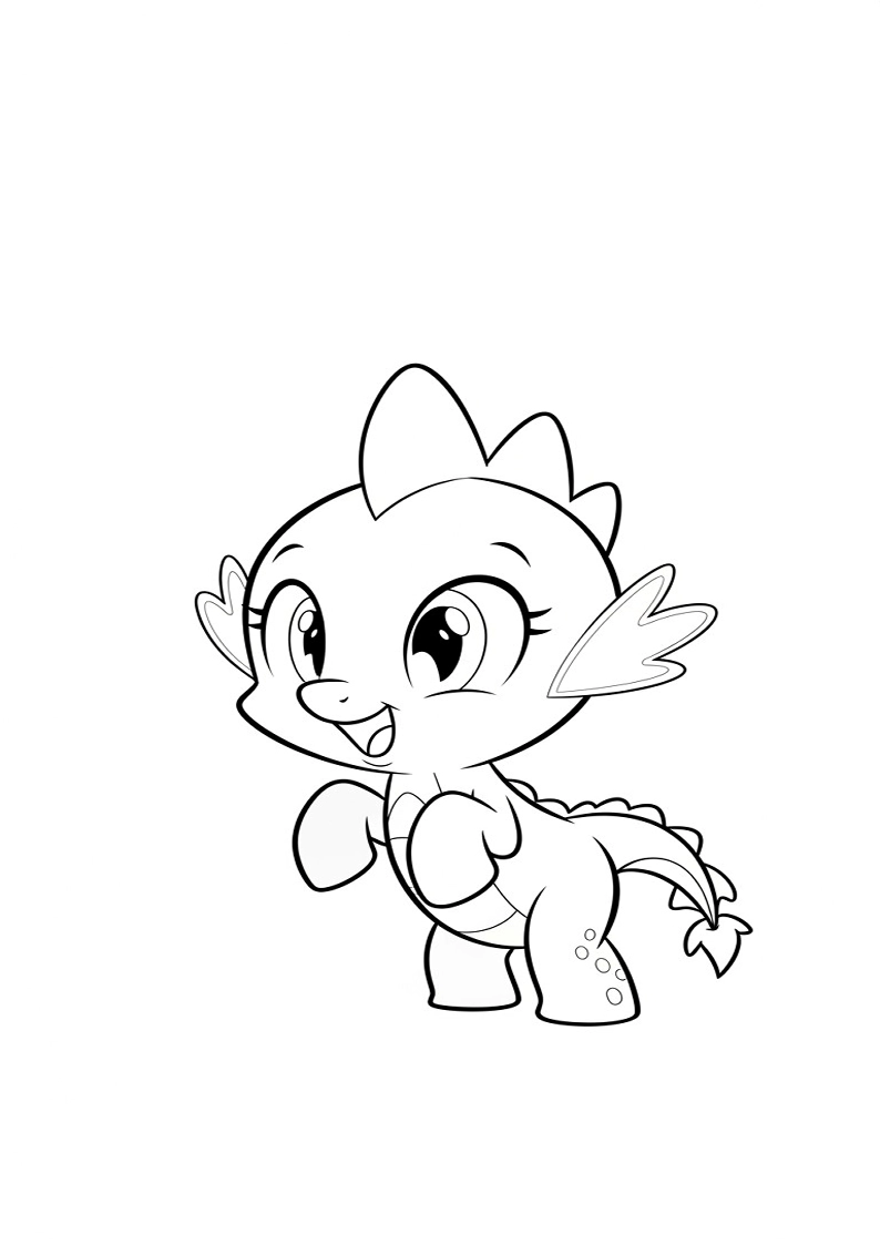 Spike My Little Pony Coloring Pages (212+ Free Printables) 191 Spike My Little Pony 3497