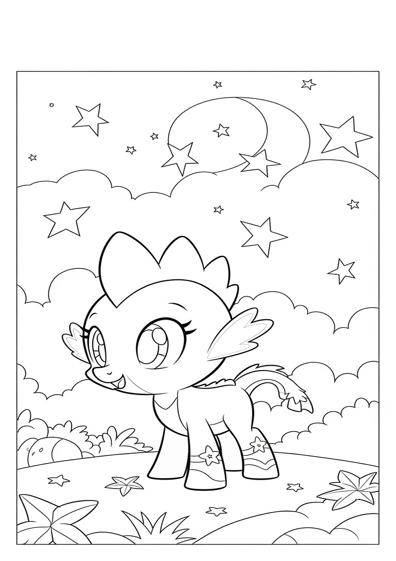 Spike My Little Pony Coloring Pages (212+ Free Printables) 185 Spike My Little Pony 3503