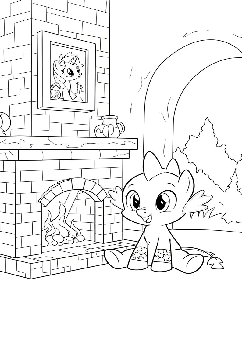 Spike My Little Pony Coloring Pages (212+ Free Printables) 147 Spike My Little Pony 3541