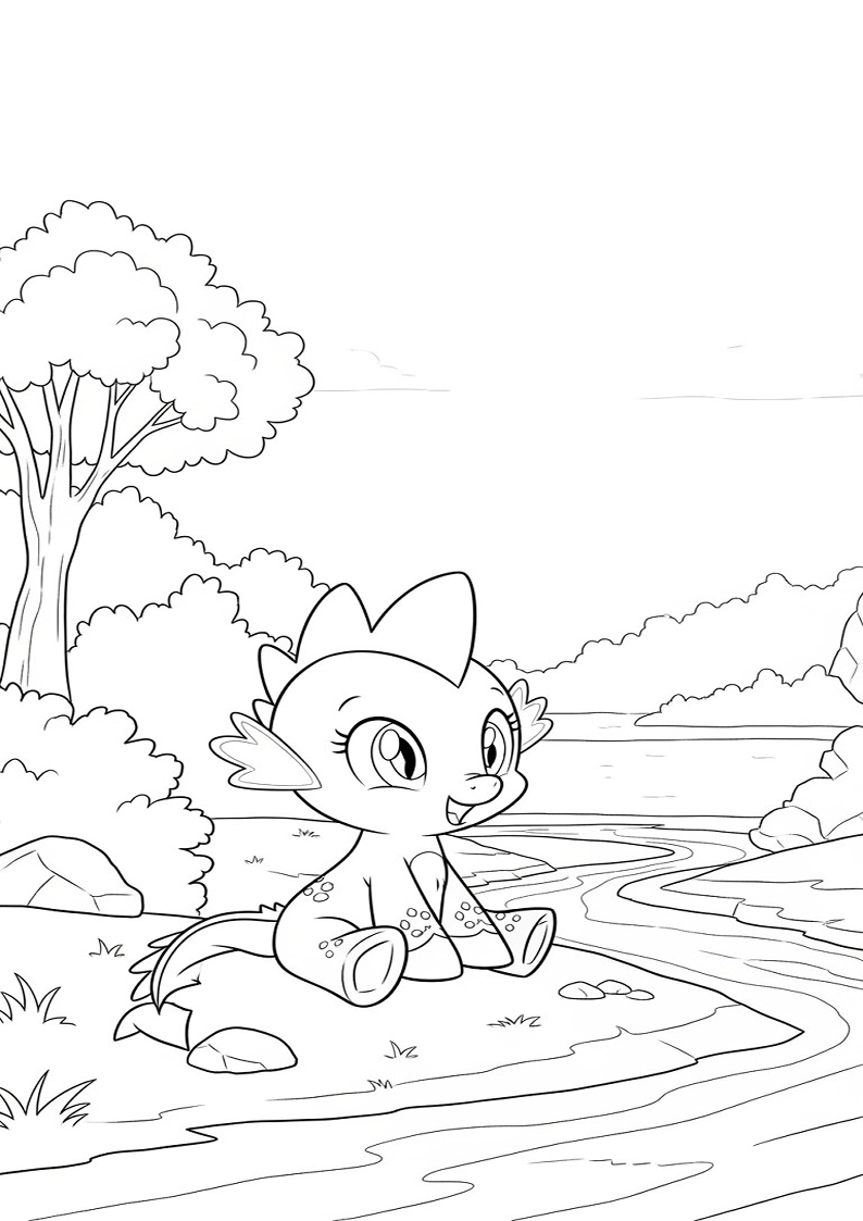 Spike My Little Pony Coloring Pages (212+ Free Printables) 101 Spike My Little Pony 3587