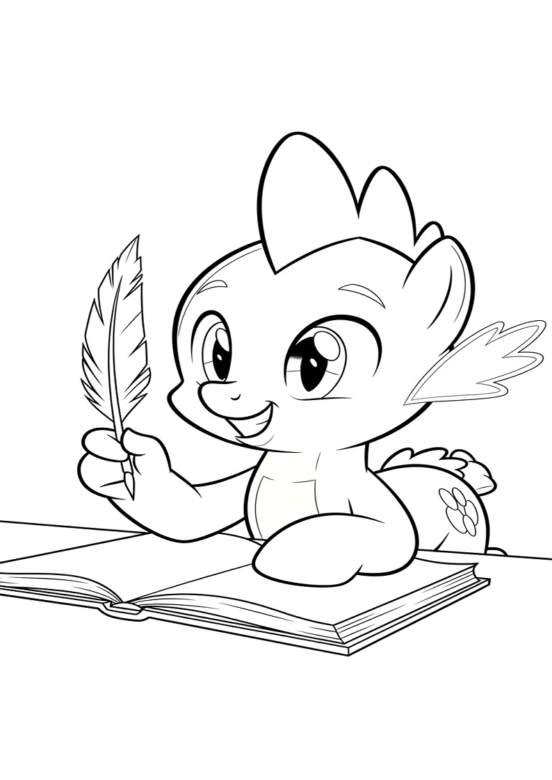 Spike My Little Pony Coloring Pages (212+ Free Printables) 54 Spike My Little Pony 3634