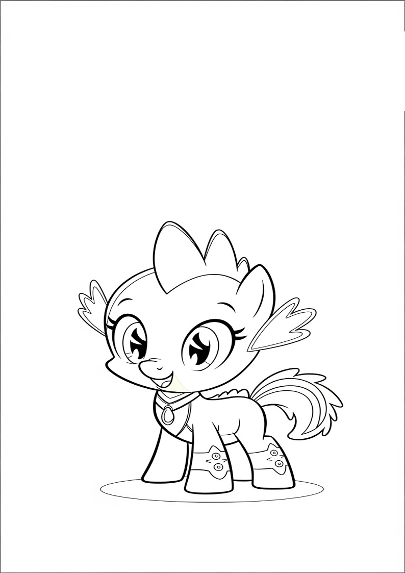 Spike My Little Pony Coloring Pages (212+ Free Printables) 20 Spike My Little Pony 3668