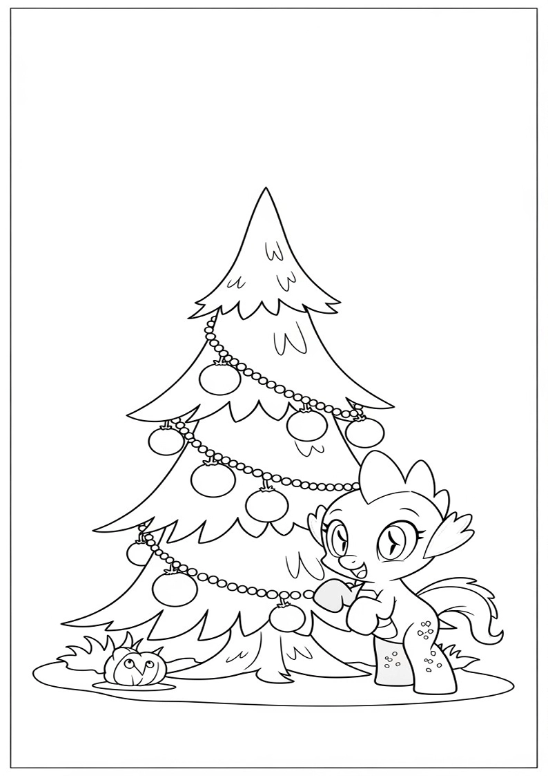 Spike My Little Pony Coloring Sheet 138