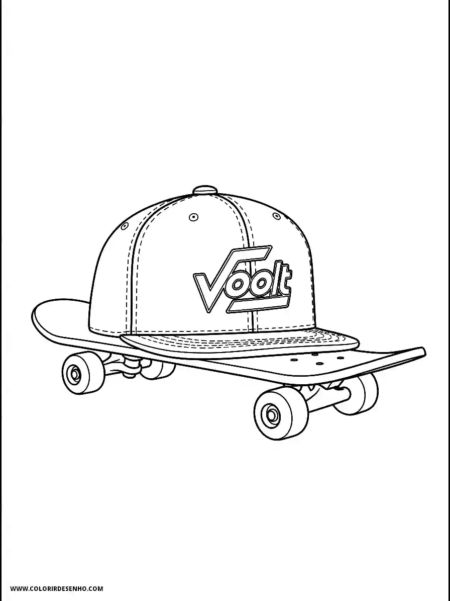 Hip Hop Coloring Pages (248+ Free Printables) 6 hip hop animation style simple zoom in on cap with stylish emblem on skateboard2055