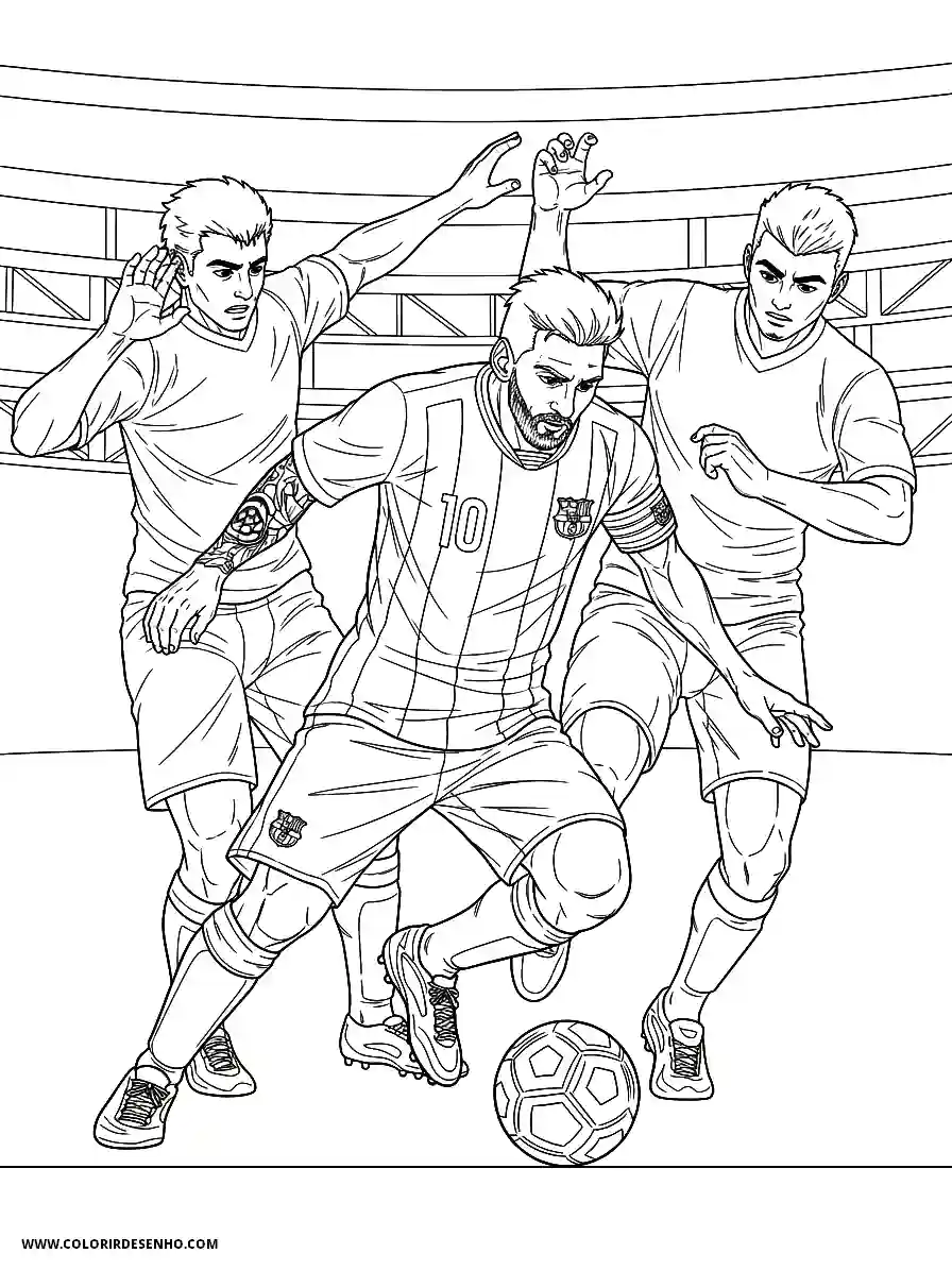 Lionel Messi Coloring Pages (95+ Free Printables) 72 lionel messi anime style for adults intense dribbling run past defenders1887