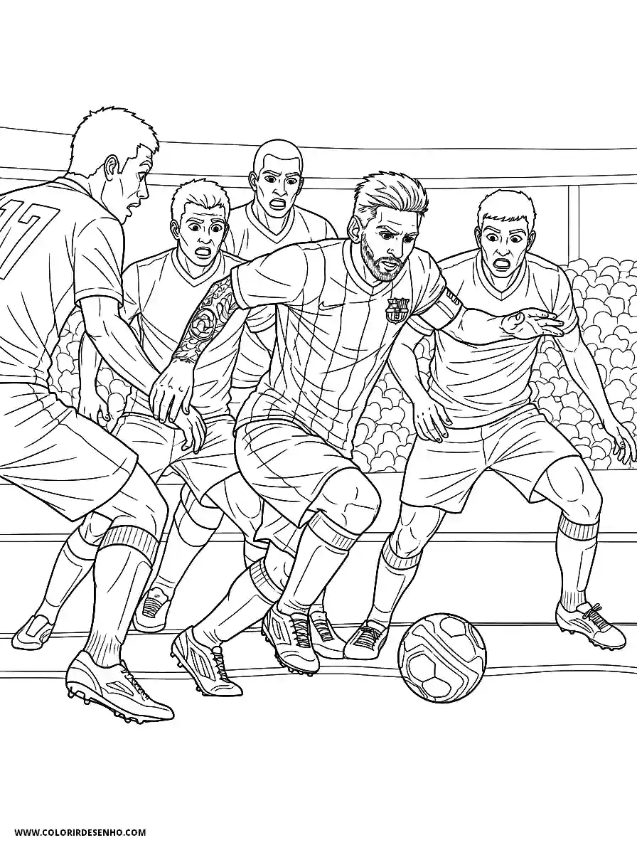 Lionel Messi Coloring Pages (95+ Free Printables) 74 lionel messi anime style for adults sprinting with ball past opponents1885