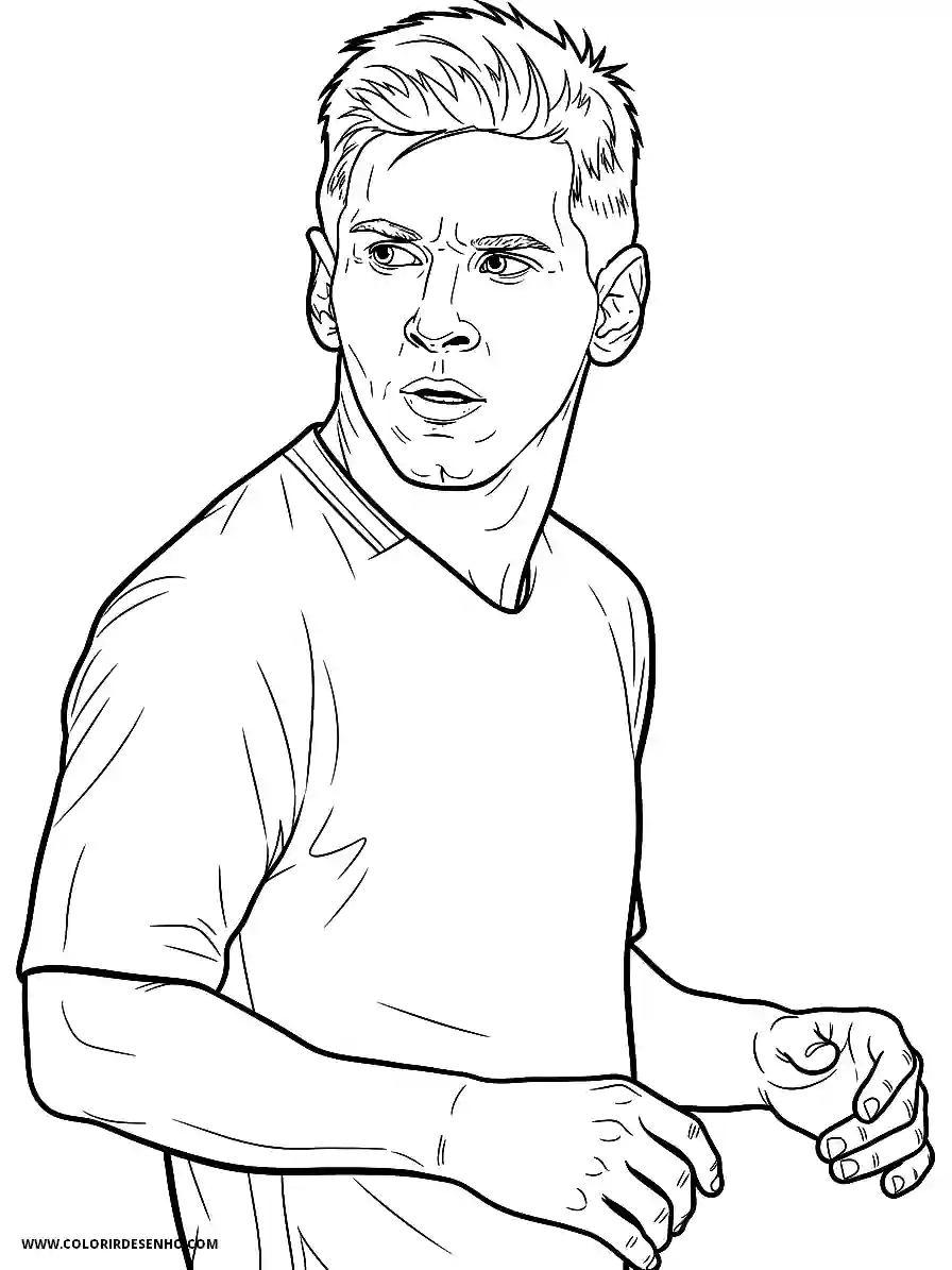 Lionel Messi Coloring Pages (95+ Free Printables) 92 lionel messi line art easy near view concentrated look preparing for set piece1867