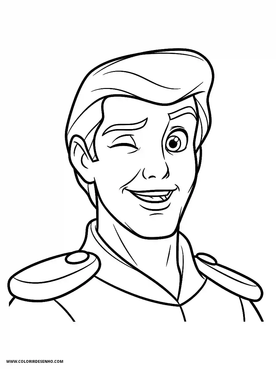 Man's Face Coloring Pages (258+ Free Printables) 7 mans face animation style simple handsome royal gaze blinking fun1804
