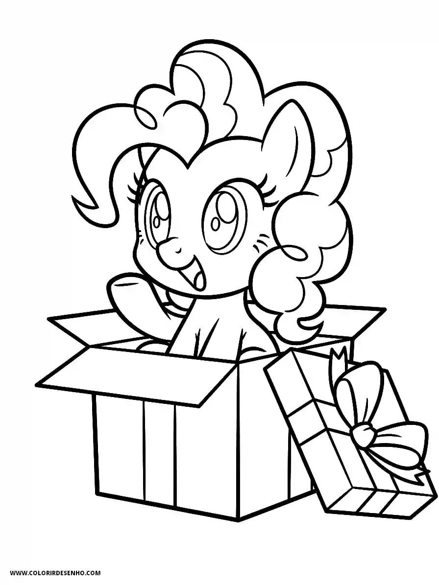Pinkie Pie My Little Pony Coloring Pages (243+ Free Printables) 238 pinkie pie my little pony chibi style sitting inside a gift box popping out as a surprise1535