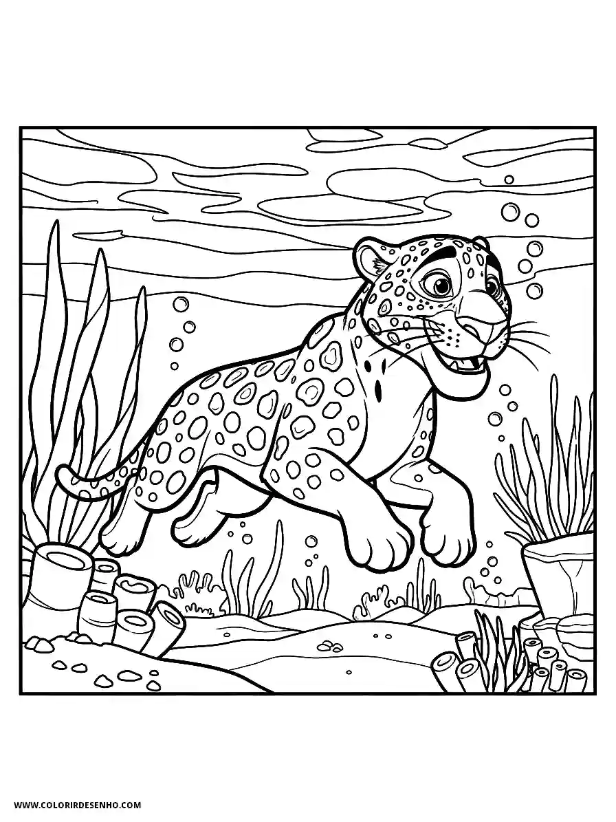 jaguar in a jungle setting